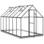 Greenhouse with anthracite aluminum base frame 334x169x202 cm by , Greenhouses - Ref: Foro24-3266331, Price: 644,99 €, Discou...