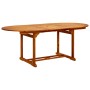 Set de comedor de jardín 7 pzas ratán PE madera acacia gris de , Conjuntos de jardín - Ref: Foro24-3281719, Precio: 741,77 €,...