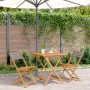 3-teiliges Bistro-Set aus grauem PE-Rattan und Massivholz von , Gartensets - Ref: Foro24-3281863, Preis: 157,25 €, Rabatt: %