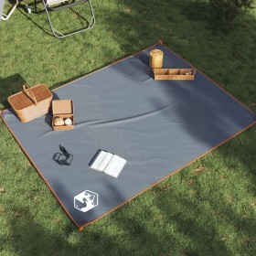 Manta de picnic con piquetas gris y naranja 205x155 cm de , Camping y senderismo - Ref: Foro24-4004202, Precio: 16,84 €, Desc...