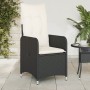 Sillones reclinable jardín cojines 2 uds ratán sintético negro de , Sillas de jardín - Ref: Foro24-365685, Precio: 258,71 €, ...