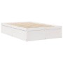 Bed with solid white pine wood mattress 140x190 cm by , Beds and slatted bases - Ref: Foro24-3281947, Price: 374,87 €, Discou...