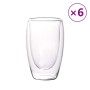 Doppelwandige Glasbecher, 6 Stück, 450 ml von , Tassen und Schüsseln - Ref: Foro24-4005734, Preis: 39,57 €, Rabatt: %