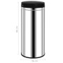 Trash can with automatic sensor 80 L stainless steel by vidaXL, Garbage cans and trash cans - Ref: Foro24-322697, Price: 142,...