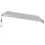 Toldo retráctil automático luz LED antracita blanco 400x300cm de , Toldos - Ref: Foro24-3215785, Precio: 619,24 €, Descuento: %