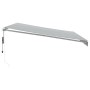 Toldo retráctil automático gris antracita y blanco 450x350 cm de , Toldos - Ref: Foro24-3215798, Precio: 559,30 €, Descuento: %