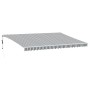 Toldo retráctil automático luz LED antracita blanco 500x350 cm de , Toldos - Ref: Foro24-3215803, Precio: 738,37 €, Descuento: %