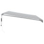 Toldo retráctil automático luz LED antracita blanco 500x350 cm de , Toldos - Ref: Foro24-3215803, Precio: 738,37 €, Descuento: %