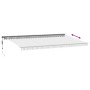 Toldo retráctil automático gris antracita y blanco 600x350 cm de , Toldos - Ref: Foro24-3215822, Precio: 736,97 €, Descuento: %