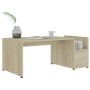 Kaffeetisch aus Sperrholz in Eichenholzfarbe, 90x45x35 cm. von , Couchtisch - Ref: Foro24-802924, Preis: 35,38 €, Rabatt: %