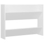 White plywood wall-mounted shoe rack 80x18x60 cm by , Shoe racks and shoe organizers - Ref: Foro24-806741, Price: 31,31 €, Di...