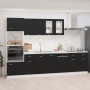 Juego de muebles de cocina 7 piezas madera de ingeniería negro de , Armarios de cocina - Ref: Foro24-3067624, Precio: 549,99 ...