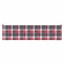 Garden bench cushion in red checkered Oxford fabric 200x50x3 cm by , Cushions for chairs and sofas - Ref: Foro24-314102, Pric...