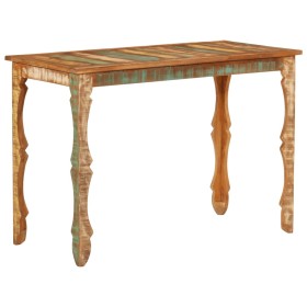 Solid recycled wood dining table 110x52x76 cm by , Kitchen and dining tables - Ref: Foro24-354996, Price: 184,33 €, Discount: %