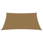 Taupe-graues Sonnensegel aus HDPE 160 g/m², 3,5x4,5 m. von , Sonnenschirme - Ref: Foro24-311406, Preis: 35,78 €, Rabatt: %