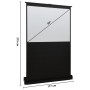 Floor projection screen 55" 4:3 by vidaXL, Projection screens - Ref: Foro24-51346, Price: 80,21 €, Discount: %