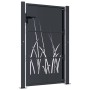 Puerta de jardín acero gris antracita diseño hierba 105x155 cm de , Puertas de jardín - Ref: Foro24-153169, Precio: 335,47 €,...