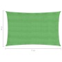 Toldo de vela HDPE verde claro 160 g/m² 4x7 m de , Sombrillas - Ref: Foro24-311300, Precio: 54,99 €, Descuento: %