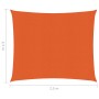 Orange HDPE sail shade 160 g/m² 2.5x2.5 m by , Umbrellas - Ref: Foro24-311658, Price: 21,14 €, Discount: %