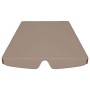 Ersatz-Baldachin für Gartenschaukel in Grau-Taupe 150/130x105/70 cm. von , Abdeckungen für Zelte und Pavillons - Ref: Foro24-...