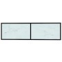 Mueble de TV vidrio templado color mármol blanco 140x40x40,5 cm de , Muebles TV - Ref: Foro24-331716, Precio: 107,09 €, Descu...