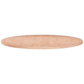 Round oak wood table top untreated surface Ø80x1.5cm by , Table tops - Ref: Foro24-342898, Price: 84,74 €, Discount: %