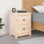 Mesita de noche madera maciza de pino 50x35x61,5 cm de , Mesitas de noche - Ref: Foro24-813679, Precio: 62,65 €, Descuento: %