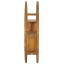 Yin Yang solid teak wood shelf 80x17.5x80 cm by , Shelves and shelves - Ref: Foro24-320771, Price: 173,08 €, Discount: %