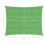 Light green HDPE sail shade 160 g/m² 4x5 m by , Umbrellas - Ref: Foro24-311298, Price: 43,57 €, Discount: %