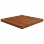 Square table top made of dark brown oak wood, 60x60x4 cm by , Table tops - Ref: Foro24-343076, Price: 85,52 €, Discount: %