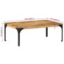 Solid mango wood coffee table 100x55x35 cm by , Coffee table - Ref: Foro24-352018, Price: 131,51 €, Discount: %