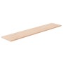 Solid untreated oak wood shelf table 100x20x1.5cm by , Shelves and shelves - Ref: Foro24-342923, Price: 27,44 €, Discount: %