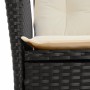 7-teiliges Garten-Esszimmerset und Kissen synthetisches Rattan schwarz von , Gartensets - Ref: Foro24-3213136, Preis: 909,99 ...