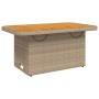 Garten-Esszimmergarnitur mit Kissen 4-teilig synthetisches Rattan beige von , Gartensets - Ref: Foro24-3277420, Preis: 555,78...