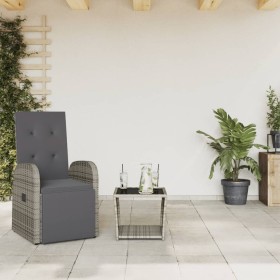 Garden dining set 2 pieces with gray synthetic rattan cushions by , Garden sets - Ref: Foro24-3277609, Price: 193,81 €, Disco...