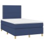 Box spring bed with blue fabric mattress 120x190 cm by , Beds and slatted bases - Ref: Foro24-3269929, Price: 406,02 €, Disco...