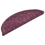 Stair tread mat 15 pcs dark purple 56x17x3 cm by vidaXL, Stair mats - Ref: Foro24-322384, Price: 72,15 €, Discount: %