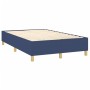 Cama box spring con colchón tela azul 120x190 cm de , Camas y somieres - Ref: Foro24-3269957, Precio: 428,24 €, Descuento: %