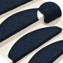 Self-adhesive stair mat 15 pcs 56x17x3 cm navy blue by vidaXL, Stair mats - Ref: Foro24-322356, Price: 37,57 €, Discount: %