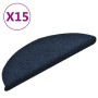 Self-adhesive stair mat 15 pcs 56x17x3 cm navy blue by vidaXL, Stair mats - Ref: Foro24-322356, Price: 37,57 €, Discount: %