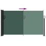 Dark green retractable side awning 120x500 cm by , Umbrellas - Ref: Foro24-4004410, Price: 92,99 €, Discount: %