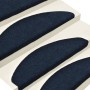 Self-adhesive stair mat 15 pcs 56x17x3 cm navy blue by vidaXL, Stair mats - Ref: Foro24-322356, Price: 37,57 €, Discount: %