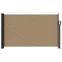 Retractable lateral awning in taupe gray, 120x600 cm. by , Umbrellas - Ref: Foro24-4004499, Price: 100,53 €, Discount: %