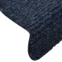 Self-adhesive stair mat 15 pcs 56x17x3 cm navy blue by vidaXL, Stair mats - Ref: Foro24-322356, Price: 37,57 €, Discount: %