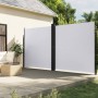 Toldo lateral retráctil blanco 220x1200 cm de , Sombrillas - Ref: Foro24-4004871, Precio: 183,64 €, Descuento: %