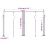 Toldo lateral retráctil blanco 220x1200 cm de , Sombrillas - Ref: Foro24-4004871, Precio: 183,64 €, Descuento: %