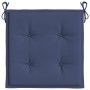 Kissen für Möbelpaletten 6 Stück marineblauer Stoff 40x40x3 cm von , Kissen für Stühle und Sofas - Ref: Foro24-378360, Preis:...