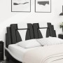 140 cm black synthetic leather upholstered bed headboard white 140 cm by , Headboards and footboards - Ref: Foro24-374795, Pr...