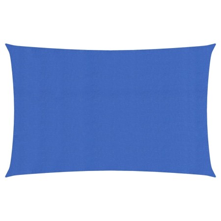 Rectangular blue HDPE sail shade 160 g/m² 3x6 m by , Umbrellas - Ref: Foro24-311515, Price: 41,42 €, Discount: %