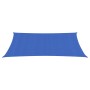 Rectangular blue HDPE sail shade 160 g/m² 3x6 m by , Umbrellas - Ref: Foro24-311515, Price: 41,42 €, Discount: %